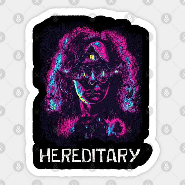 Annie Graham's Nightmare Hereditary T-Shirt Sticker by alex77alves